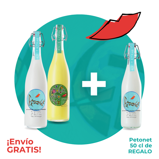 2 x Petonet 70 cl ( El Petonet Original + Màgik) + 1 Petonet 50 cl de REGALO (Envío GRATIS)