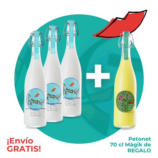 3 x Petonet Original 70 cl + 1 Màgik 70 cl de REGALO (Envío GRATIS)